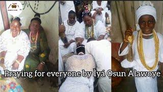 Ìyá Ọ̀sun Praying for everyone at her Ọ̀sun shrine | ATYHO TV |