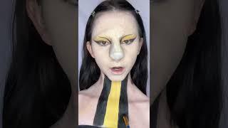 Hufflepuff Makeup #harrypotter #hufflepuff #makeuptrends #makeuptutorial #creativemakeup
