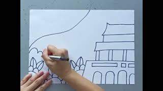 庆国庆主题绘画#简笔画  #儿童画  #一起学画画