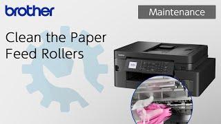 Clean the Paper Feed Rollers [Brother Global Support]