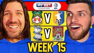 LEAGUE 1 WEEK 15 PREDICTIONS