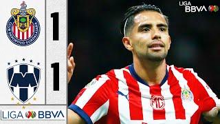 Chivas vs Monterrey 1-1 Resumen Y Goles Completo  Liga MX 2024 HD