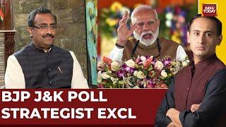 Ram Madhav, BJP's J&K Poll Strategist, Exclusive On J&K Election With Rahul Kanwal | India Today