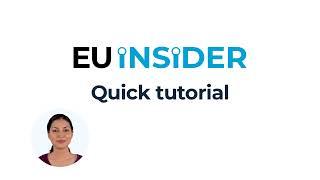 EU Insider tutorial