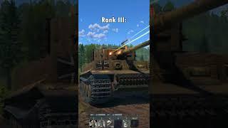 The Best German Tank for each Rank (pt.1/2) #warthunder #warthundermoments #transition