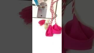 Beautiful Tussel Making #youtubeshorts #shortvideo #tussel#trendingshorts #fashionstyle #stitching