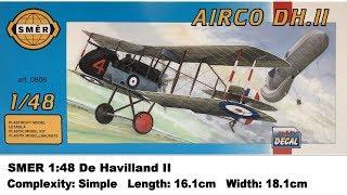 SMER 1:48 De Havilland II Kit Review