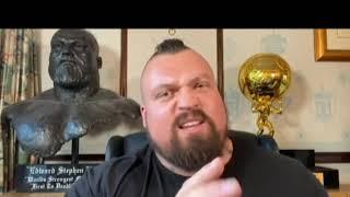 Eddie Hall reacts to Thors 501kg home gym deadlift - Accepts fight challenge! - IT'S ON!!