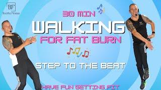 30 MIN INTENSE WALKING WORKOUT | Full Body Fat Burn | Sweaty, Dancy Aerobics