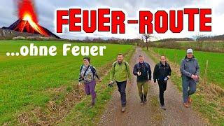 Lustige 35km Wanderung auf der Feuerroute mit Youtube - Bekannten im Naturpark Rheinland