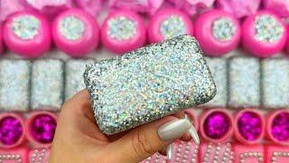 FOAM&GLITTER&STARCHASMR SOAPCompilation setCrushing soapCutting soap cubes