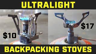 Comparing TWO budget ultralight BACKPACKING STOVES!