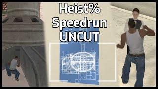 Learning The Latest GTA:SA Speedrun Category: Heist% UNCUT