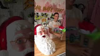 Turning my Giant Santa into the Grinch! Pt. 1