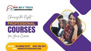 PROFESSIONAL COURSES || RM SKY TECH || PONDICHERRY