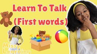 First Words & Sentences - Learn To Talk - Speech Delay Practice Video for Toddlers and Babies