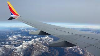 Southwest Airlines Boeing 737 MAX 8 Landing at Denver International Airport (DEN)