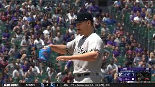 MLB The Show 23 Gameplay: New York Yankees vs Colorado Rockies - (PS5) [4K60FPS]