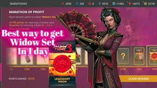 Best way to get Widow Set in 1 day || Shadow Fight 3|| @Niladri-sf3