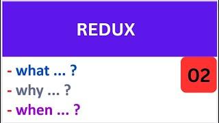 what is redux | why redux | when to use redux