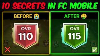 10 Secret TIPS NO ONE WILL TELL YOU in FC Mobile | Mr. Believer