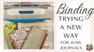  Trying a NEW Journal Binding Technique – Will It Work?