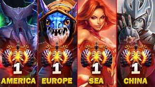 TOP 1 Rank of all regions - Best Dota 2 Players