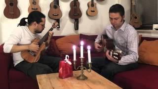 Eduard Ebel: Leise rieselt der Schnee (ukulele & guitar)