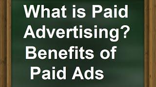 What is Paid advertising in Digital Marketing? | Types of Paid Ads and how it works