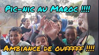 NOTRE PREMIER PIC-NIC AVEC LES MAROCAINS !!!! Superbe ambiance 