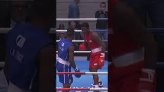 Khalil Coe (USA) hands Julio César La Cruz (CUB) his first - and to date only - KO loss.