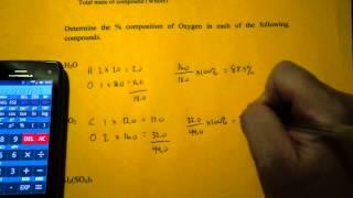 Percent Composition by Mass Simplified