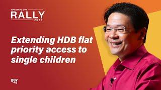 NDR 2024: Extending HDB flat priority access to single children