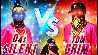 TDM GRIM vs D4s SILENT | Free Fire වල සුපිරි වැඩ්ඩෝ දෙන්නෙක්ගේ වලියක් 