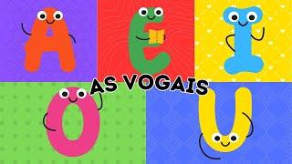 Vogais | A E I O U | Aprendendo as Vogais | Palavras simples para aprender a ler e escrever