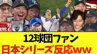 12球団ファン日本シリーズ反応ｗｗ　【横浜日本一】