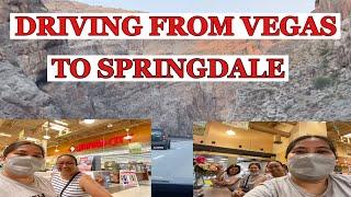 DRIVING FROM VEGAS TO SPRINGDALE | Maan Conde TV