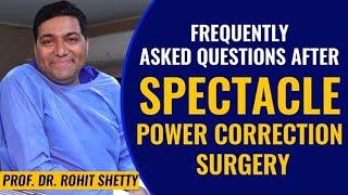 Frequently asked questions after Laser Eye Surgery | Dr Rohit Shetty | English | Narayana Nethralaya