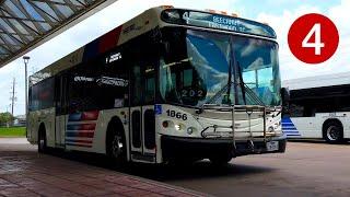 Riding Houston METRO Bus 4, Mission Bend to Texas Medical Center via Beechnut, NABI Bus, 4K Bus Ride