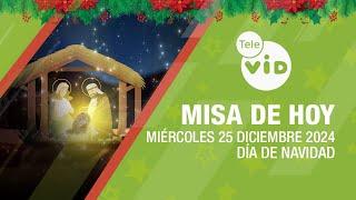 Misa de hoy  Miércoles 25 Diciembre de 2024, Navidad #TeleVID #MisaDeHoy #Misa