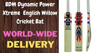 BDM Dynamic Power Xtreme English Willow Cricket Bat Latest Model | Sabkifitness