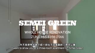 【SG Reno 08】 Simei Green Condo Full Hack Make Over Renovation 四美苑三房公寓全部都敲了重做 厕所瓷砖全部使用600x600