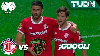 ¡LOS DIABLOS anotan el gol de la ventaja! | Toluca vs FC Juárez | Liga Mx -AP2024 - J2 | TUDN