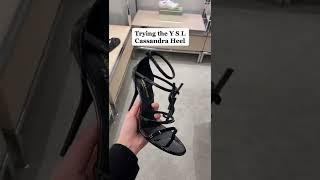 LUXURY TRY ON: YSL CASSANDRA HEEL