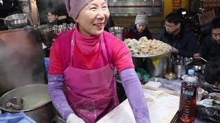 넷플릭스 요리사!!!광장시장 이영자 고향칼국수!!!(Famous Grandma noodles, Netflix Street Food)/Korea street food