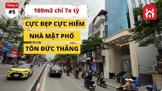 Bán Nhà Mặt Phố Tôn Đức Thắng Quận Đống Đa 100m2 Mặt Tiền 6m Lô Góc Có Hầm Để Xe Cực Đẹp Cực Hiếm !