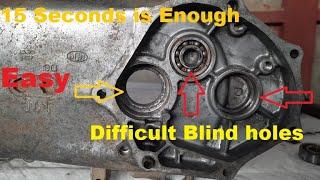 Best way to remove blind Hole Bearings