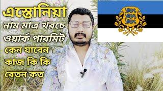 বাংলাদেশ থেকে সরাসরি এস্তোনিয়া ওয়ার্ক পারমিট। কি ভাবে যাবেন। কোন ওয়েব সাইটে আবেদন করবেন।#estonia 