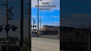 Union Pacific 7657 Eastbound Leaving The Topeka Yard