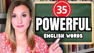 Level up your English with these POWERFUL Words